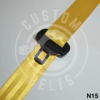 Cinta de cinturón color N15 · Amarillo oro