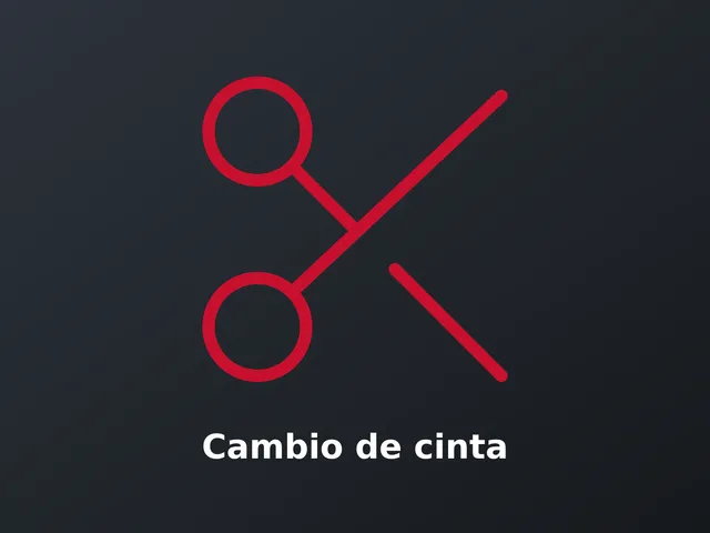 Cambio de cinta desgastada o cortada